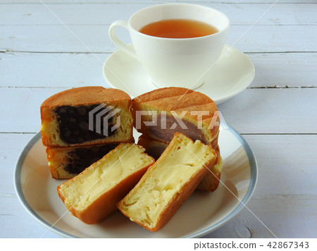 Wheel pies. Taiwanese food and snack concept. Wheel pies. Taiwanese food and snack concept. 42867343
