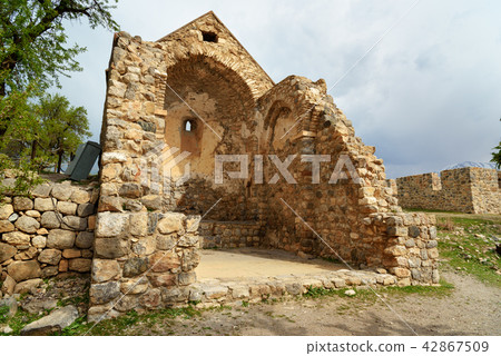 Ruins on Akdamar Island. Turkey Ruins on Akdamar Island. Turkey 42867509