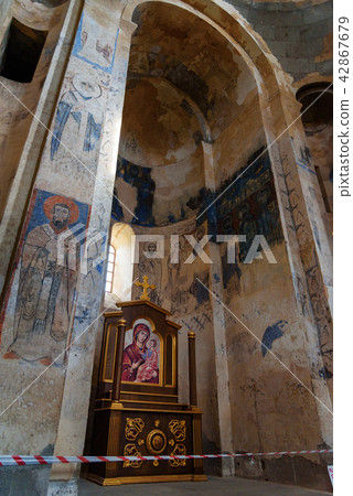Interior of Armenian Cathedral on Akdamar Island Interior of Armenian Cathedral on Akdamar Island 42867679