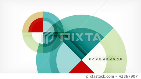 Vector circle abstract background 42867907