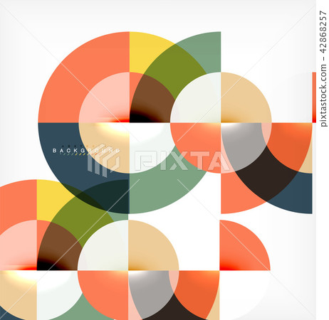 Modern circle abstract background Modern circle abstract background 42868257