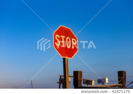 STOP sign STOP sign 42871179