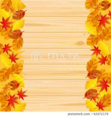 Autumn leaves Ginkgo 42872178