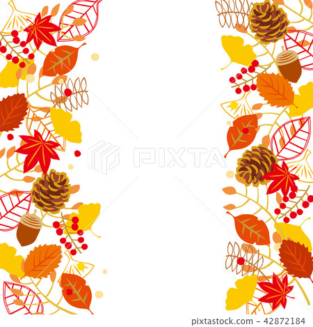 Autumn tree leaves white Autumn tree leaves white 42872184