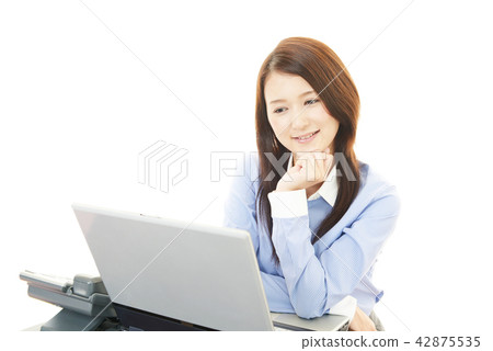 Smile Business Woman Smile Business Woman 42875535