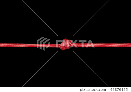 Knot on a cord 42876155