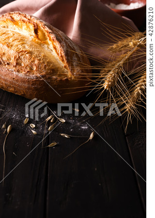 different kinds of bread with cereals isolated 42876210