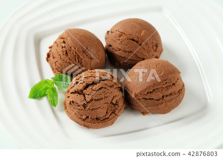 Chocolate ice cream Chocolate ice cream 42876803