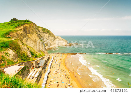 Zumaia coast, Pais Vasco Spain Zumaia coast, Pais Vasco Spain 42878161