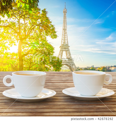 eiffel tour and from Trocadero, Paris 42878192