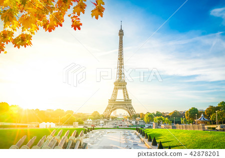 eiffel tour and from Trocadero, Paris 42878201