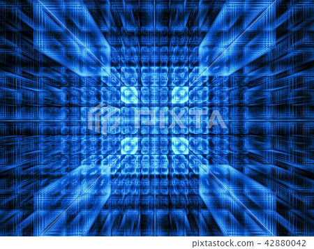 Abstract fractal well or tunnel - digitally generated image Abstract fractal well or tunnel - digitally generated image 42880042