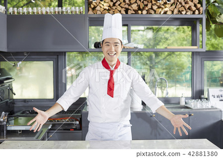 Chef, Man, Korean 42881380