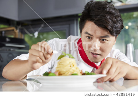 Chef, Man, Korean Chef, Man, Korean 42881419