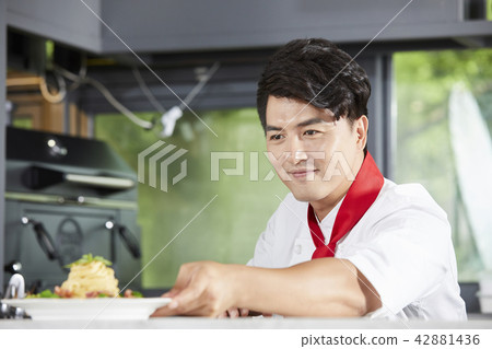 Chef, Man, Korean 42881436