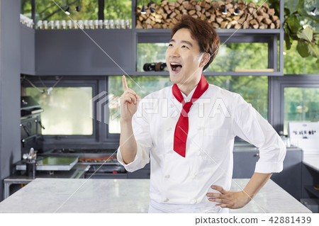 廚師,男人,韓國人 廚師,男人,韓國人 42881439