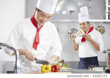 Chef, Man, Korean Chef, Man, Korean 42881531