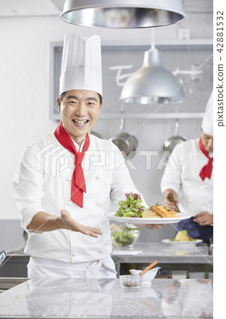 Chef, Man, Korean Chef, Man, Korean 42881532