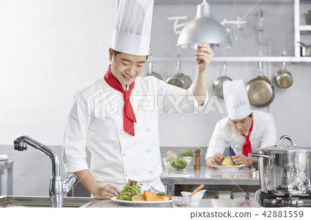 Chef, Man, Korean Chef, Man, Korean 42881559