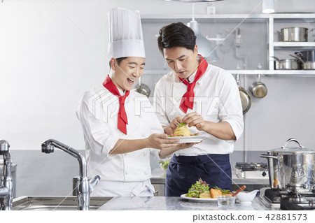 Chef, Man, Korean Chef, Man, Korean 42881573
