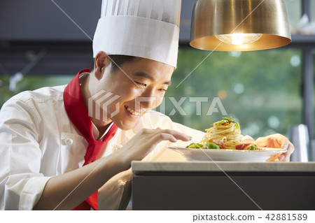 廚師,男人,韓國人 廚師,男人,韓國人 42881589