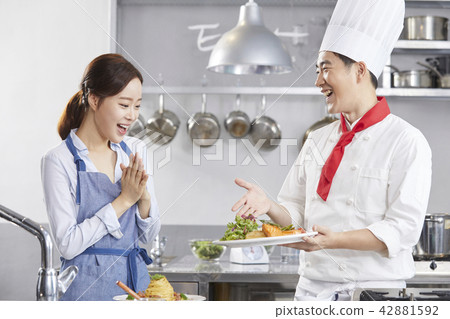 烹飪班,廚師,韓國人 烹飪班,廚師,韓國人 42881592
