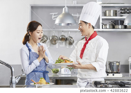 烹飪班,廚師,韓國人 烹飪班,廚師,韓國人 42881622