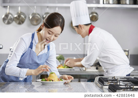 Cooking Class, Chef, Korean 42881648