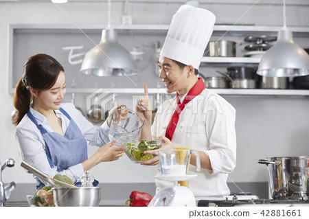 烹飪班,廚師,韓國人 烹飪班,廚師,韓國人 42881661