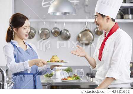 烹飪班,廚師,韓國人 烹飪班,廚師,韓國人 42881662