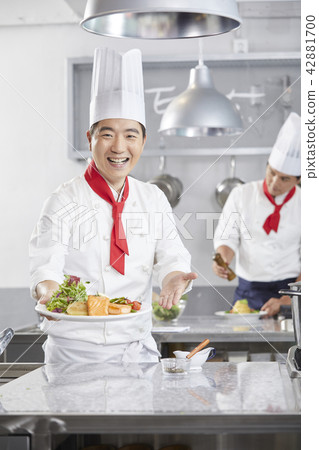 Chef, Man, Korean Chef, Man, Korean 42881700