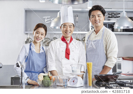 Cooking class, Couple, Chef, Korean Cooking class, Couple, Chef, Korean 42881718