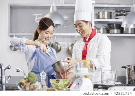 烹飪班,廚師,韓國人 烹飪班,廚師,韓國人 42881734