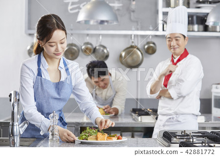 Cooking class, Couple, Chef, Korean Cooking class, Couple, Chef, Korean 42881772