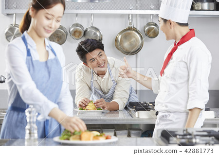 Cooking class, Couple, Chef, Korean Cooking class, Couple, Chef, Korean 42881773