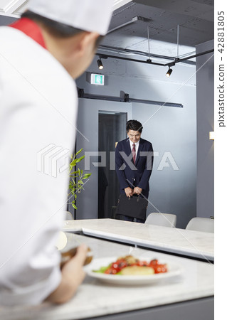 廚師，商人，韓國人 42881805