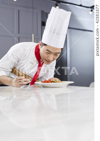 Chef, Man, Korean Chef, Man, Korean 42881877