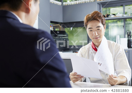 廚師,商人,韓國人 廚師,商人,韓國人 42881880
