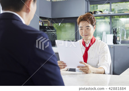 廚師,商人,韓國人 廚師,商人,韓國人 42881884