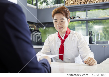 廚師,商人,韓國人 廚師,商人,韓國人 42881888