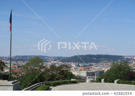 A spectacular view from the National Memorial Hall of Vitkow Hill A spectacular view from the National Memorial Hall of Vitkow Hill 42882854