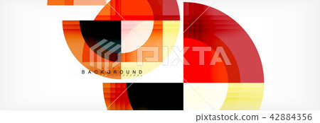 Vector circular geometric abstract background Vector circular geometric abstract background 42884356