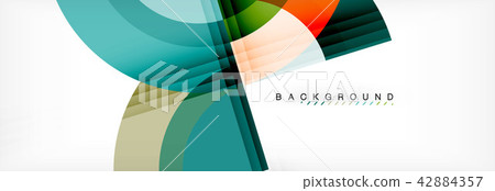 Vector circular geometric abstract background Vector circular geometric abstract background 42884357