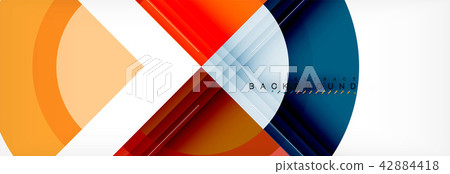Vector circular geometric abstract background Vector circular geometric abstract background 42884418