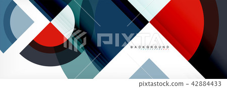 Vector circular geometric abstract background Vector circular geometric abstract background 42884433