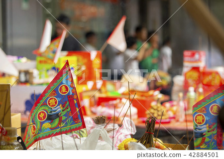 中國惡魔節，儀式，中國幽靈節，犧牲，鬼節 42884501