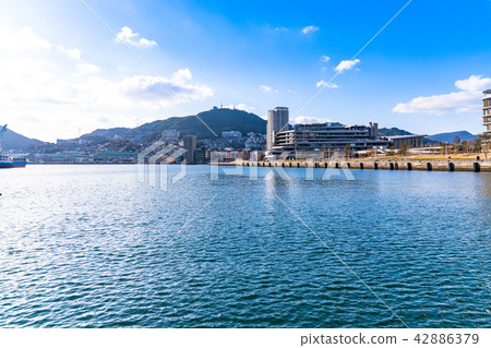 “長崎縣”長崎港·城市景觀“從長崎港看長崎山” “長崎縣”長崎港·城市景觀“從長崎港看長崎山” 42886379