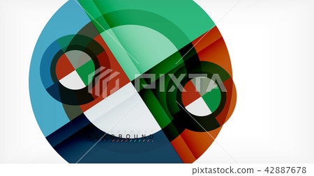 Vector circle abstract background Vector circle abstract background 42887678