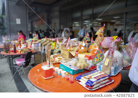 中國惡魔節,禮節用品,中國幽靈節,禮節,中國鬼節, 中國惡魔節,禮節用品,中國幽靈節,禮節,中國鬼節, 42887825