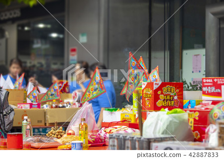 中國惡魔節，禮節用品，中國幽靈節，禮節，中國鬼節， 42887833